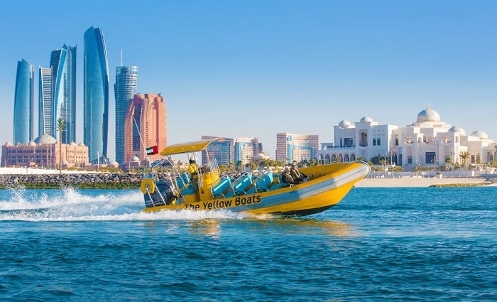 Abu Dhabi & Yas Island Speed boat by The Yellow Boats